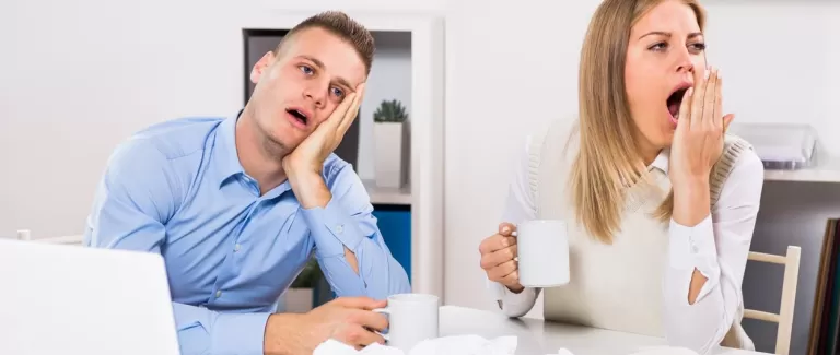 The problems with staff leaving the office for coffee