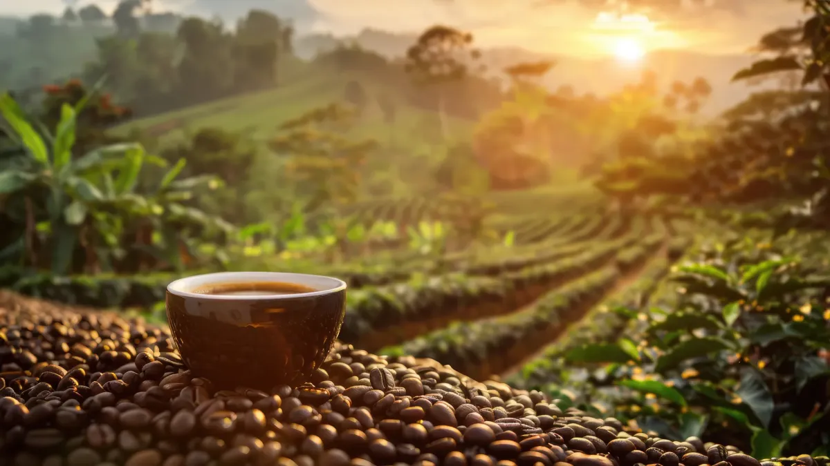 Delicious Organic Coffee Still Life