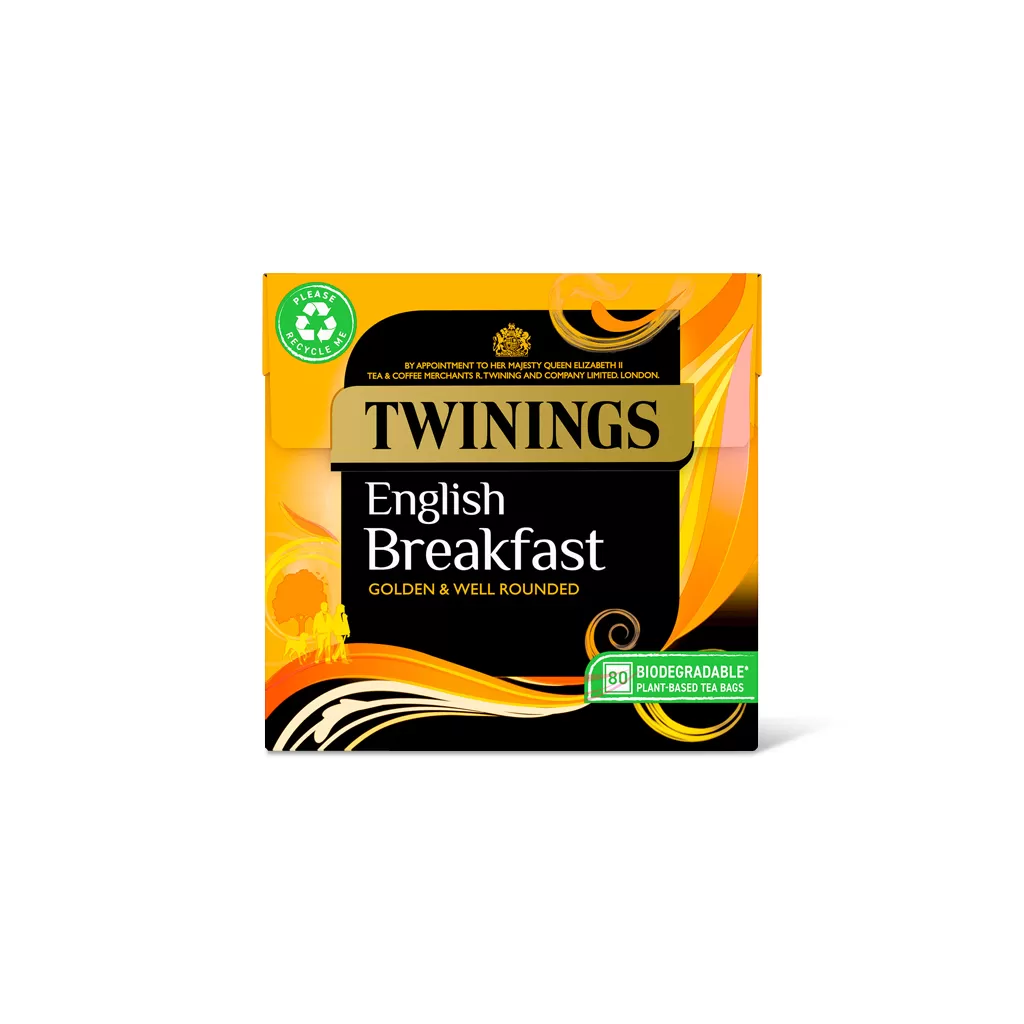 Twinings English Breakfast Tea Bags 80s