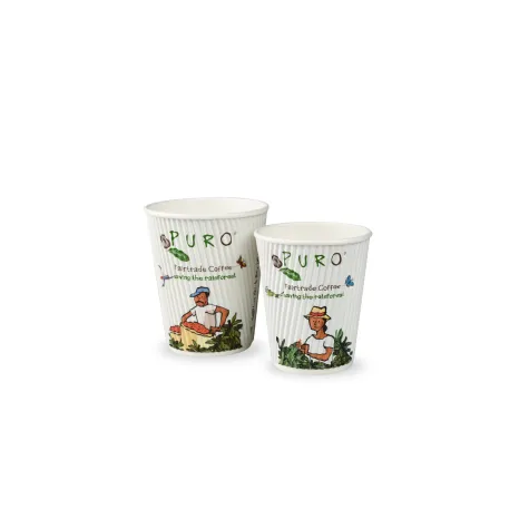 Puro Ripple Wall Paper Cups 8oz