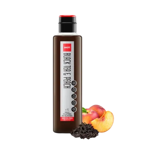 SHOTT Black Tea and Peach Syrup 1 litre