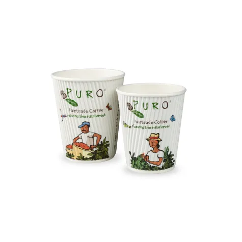 Puro Ripple Wall Paper Cups 8oz